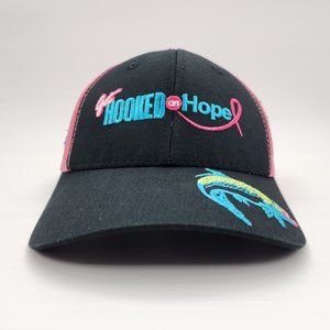 Get Hooked on Hope Masonry Building Snapback Mesh Trucker Hat Cap Adjustable